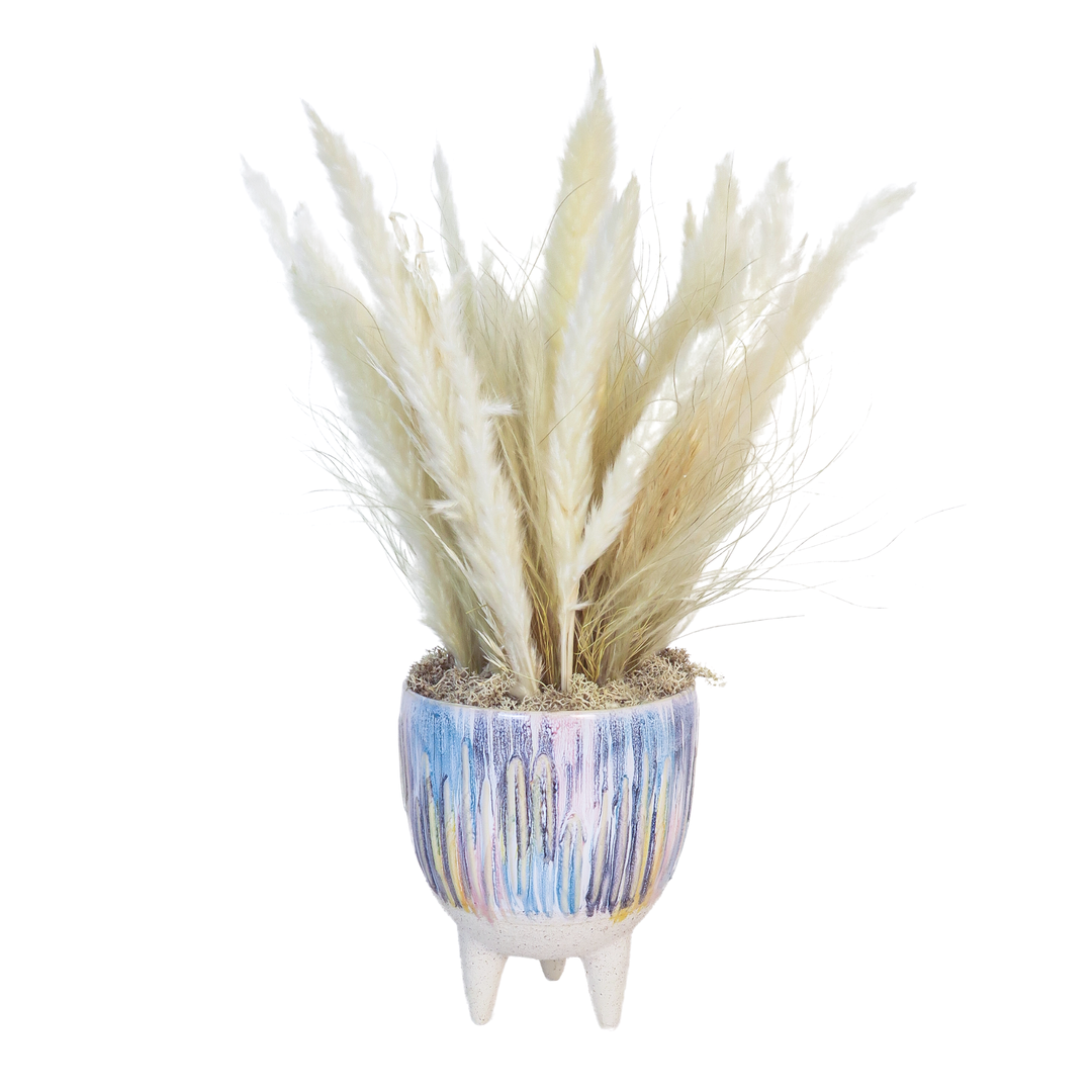Pampas with Reindeer Moss in Ceramic