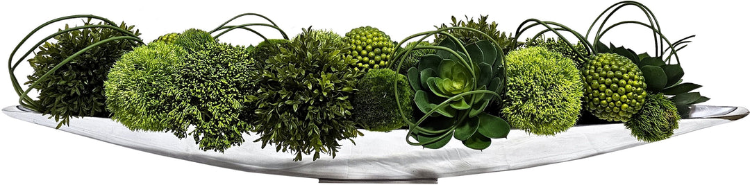 Succulents in Boat FH: 12"
