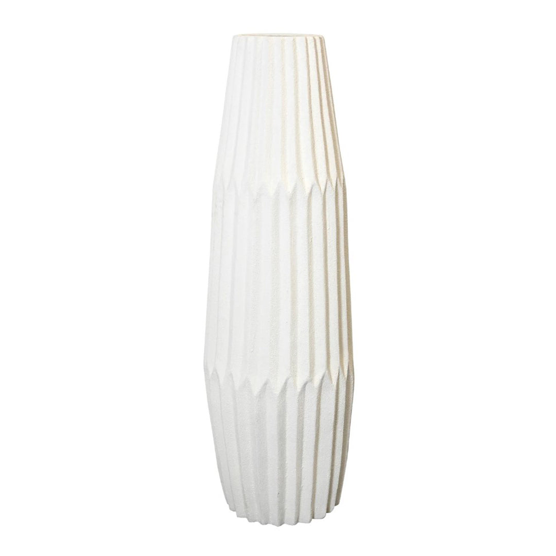 Textured Ceramic Container. FH: 50.5"H