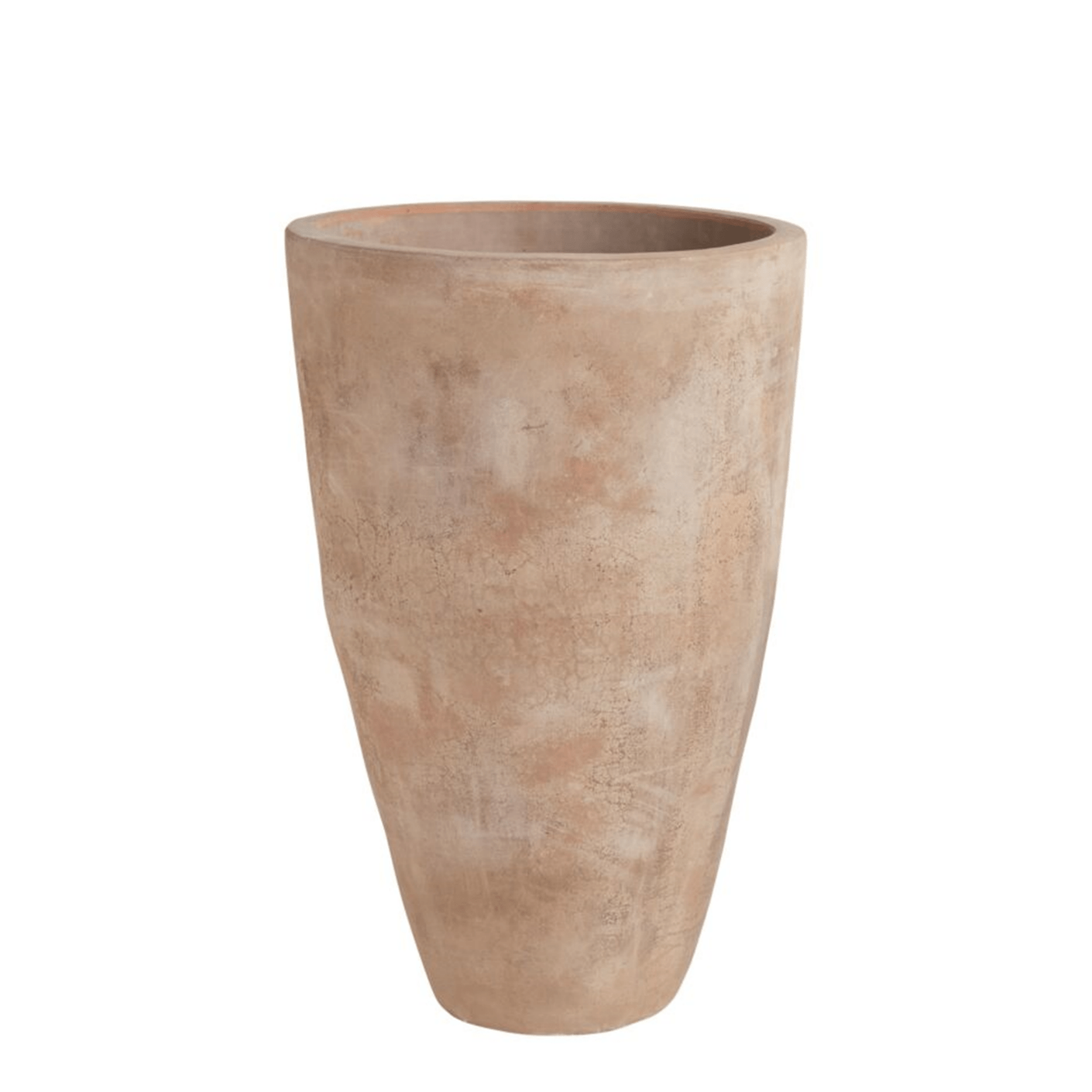 Outdoor Tall Terra Cotta Round Tapere...