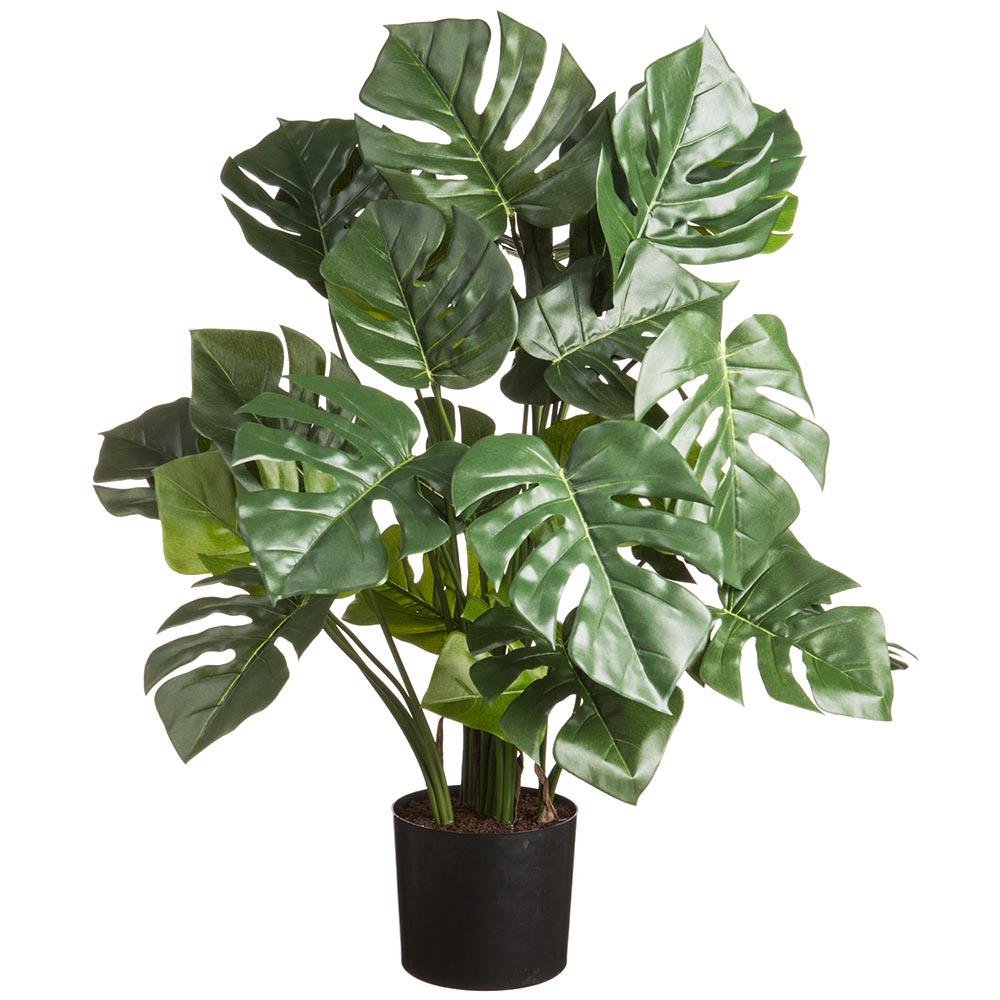 split pot planter Split Philodendron Plant in Grow Pot 28"H – LDF Silk