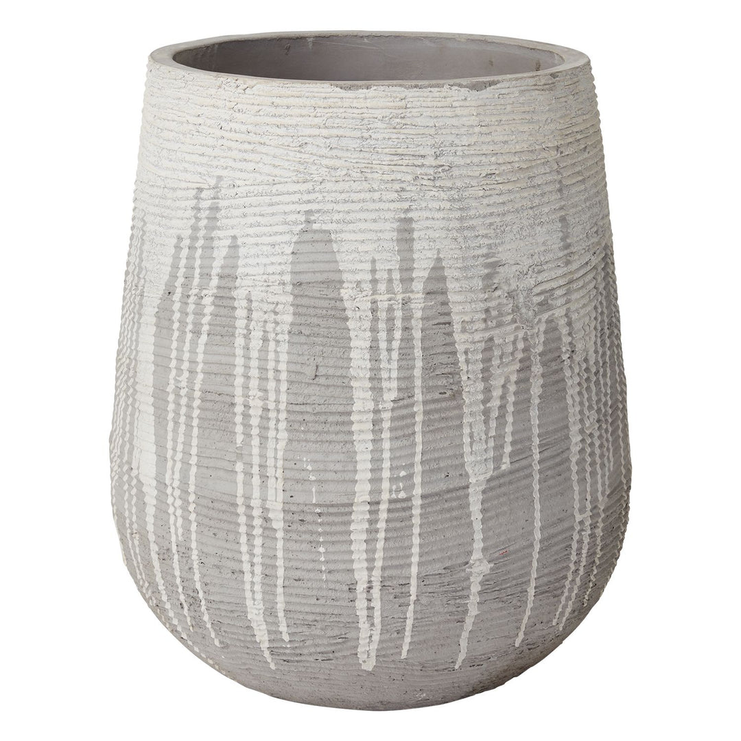 Round Textured Planter - LDF SilkCONTAINERS
