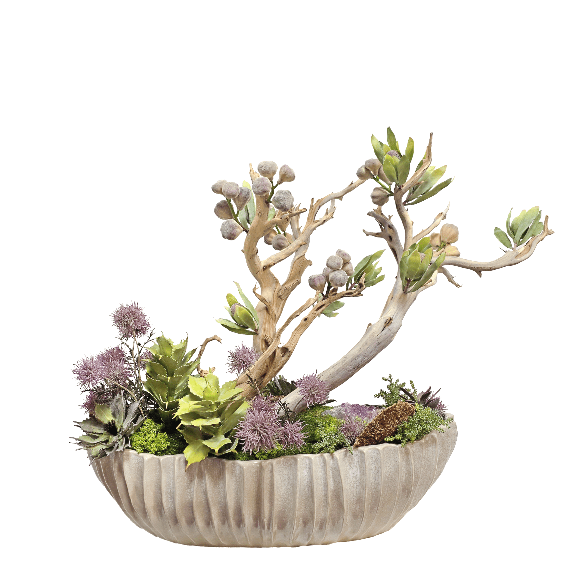 Sculptural Branchy Arrangements - LDF Silk