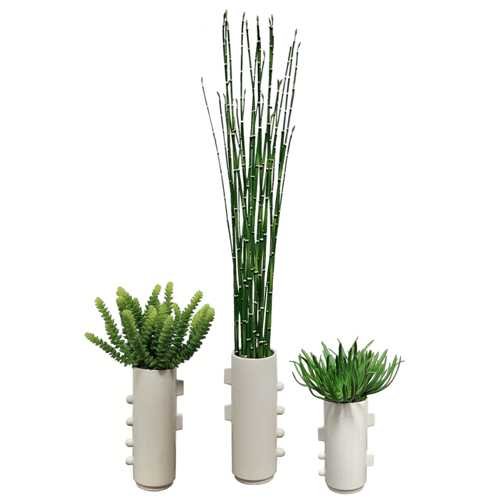 Donkey Tails in Ceramic 17"H - LDF Silk