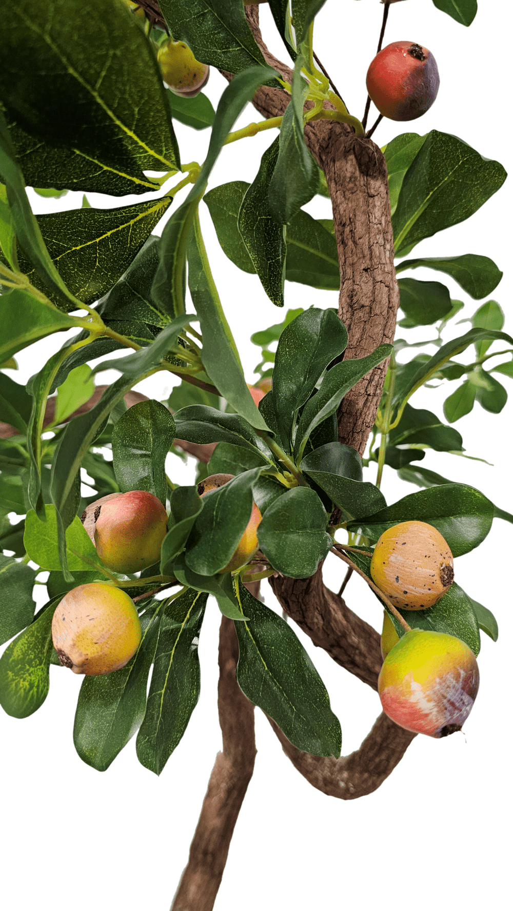 Foliage with Yellow - Orange Berries Tree in Grow Pot FH: 8.25' - LDF Silk