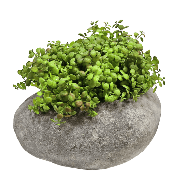 Jade Bush in Natural Stone 13"H - LDF Silk