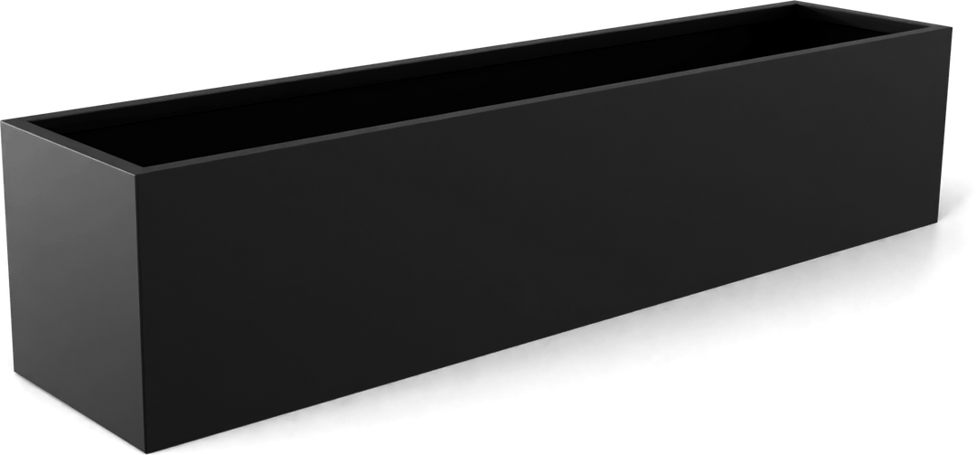 Low Rectangular Tabetop Planter for Indoor and Outdoor Use 7"H - LDF Silkcontainers