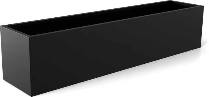 Low Rectangular Tabetop Planter for Indoor and Outdoor Use 7"H - LDF Silkcontainers