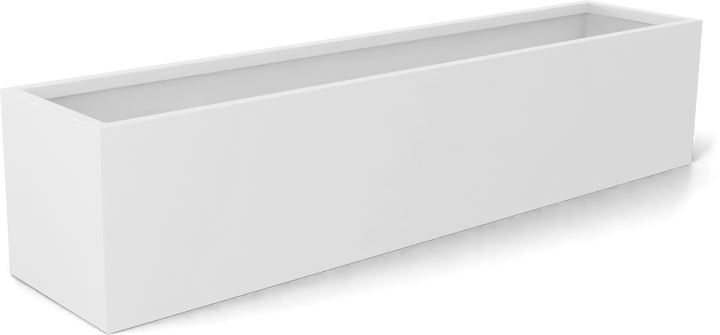 Low Rectangular Tabetop Planter for Indoor and Outdoor Use 7"H - LDF Silkcontainers