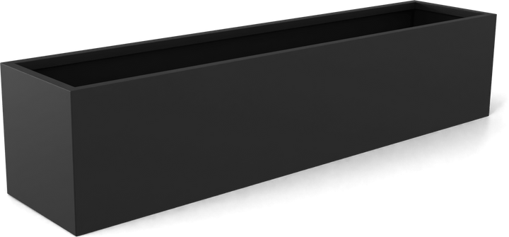 Low Rectangular Tabetop Planter for Indoor and Outdoor Use 7"H - LDF Silkcontainers