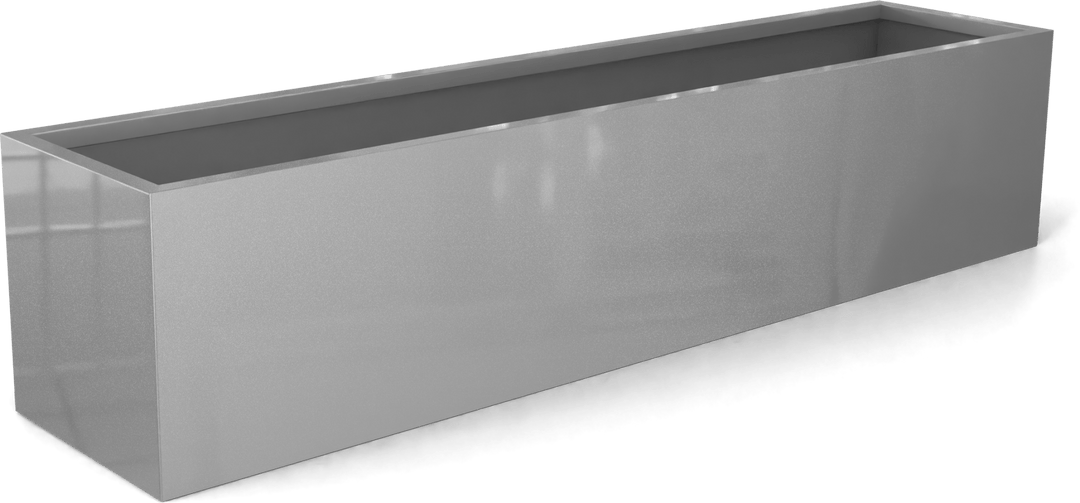 Low Rectangular Tabetop Planter for Indoor and Outdoor Use 7"H - LDF Silkcontainers