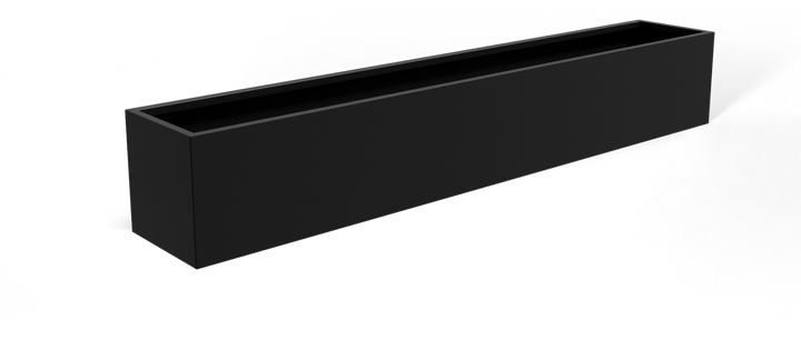 Low Rectangular Tabetop Planter for Indoor and Outdoor Use 7"H - LDF Silkcontainers