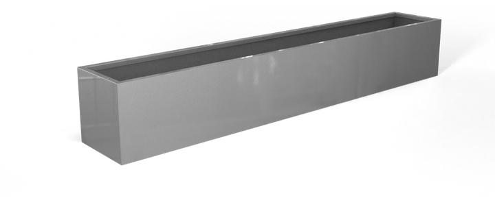 Low Rectangular Tabetop Planter for Indoor and Outdoor Use 7"H - LDF Silkcontainers