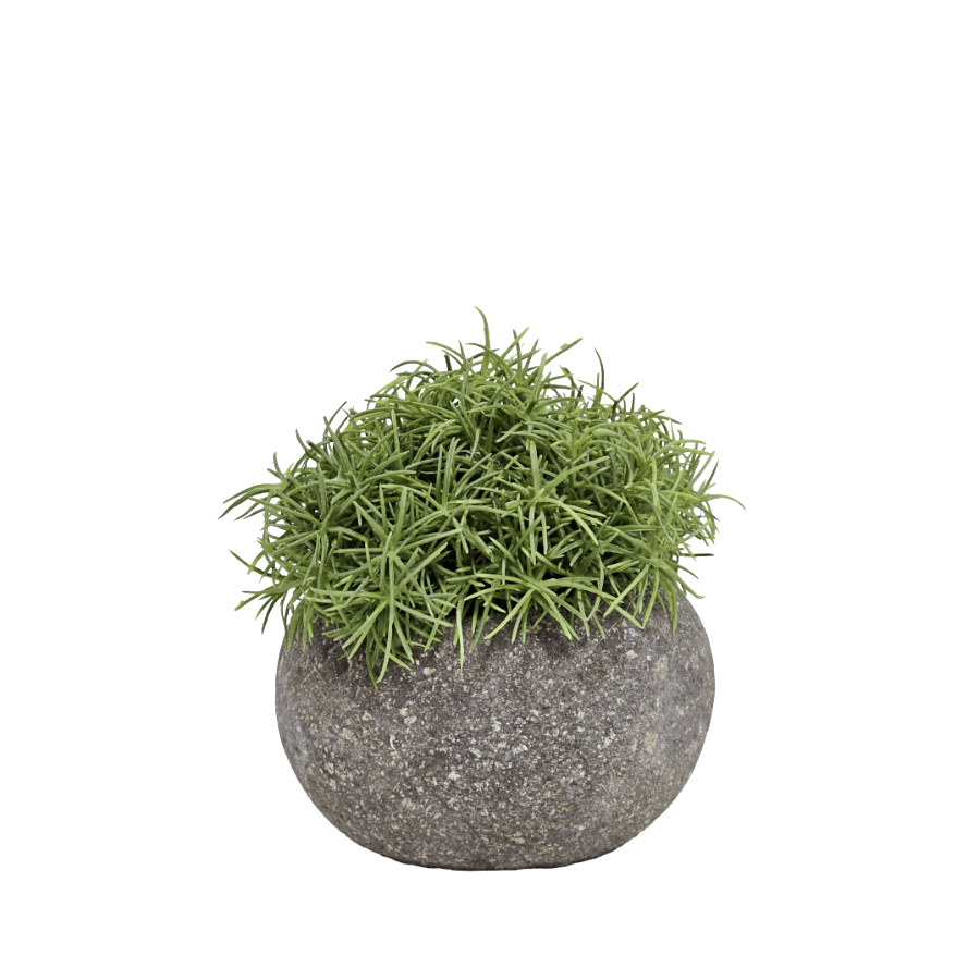 Moss in Natural Stone 5.5"H - LDF Silk