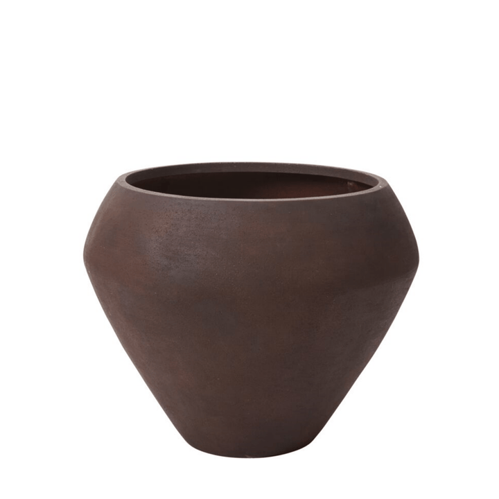 Otdoor Stonecast Round Tapered Planter - 2 Sizes - LDF Silk