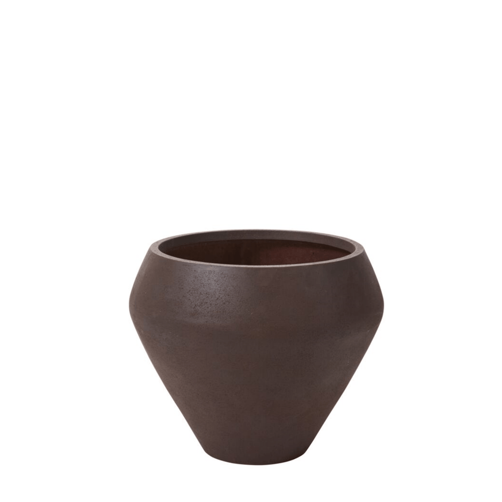 Otdoor Stonecast Round Tapered Planter - 2 Sizes - LDF Silk