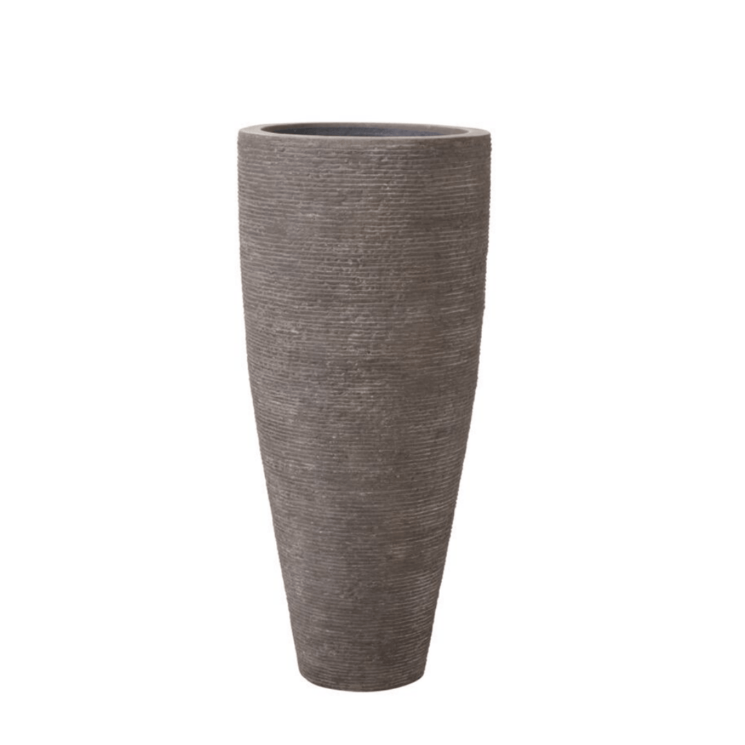 Outdoor Stonecast Textured Round Planter - 3 Sizes - LDF Silk