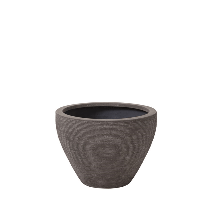 Outdoor Stonecast Textured Round Planter - 3 Sizes - LDF Silk