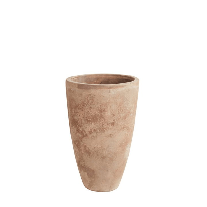 Outdoor Tall Terra Cotta Round Tapered Planter - 2 Sizes - LDF Silk