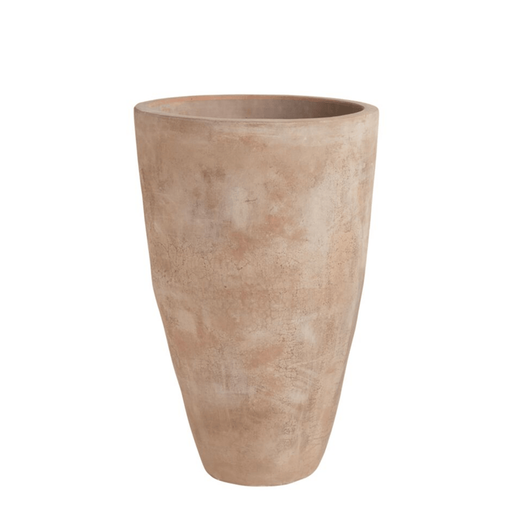 Outdoor Tall Terra Cotta Round Tapered Planter - 2 Sizes - LDF Silk