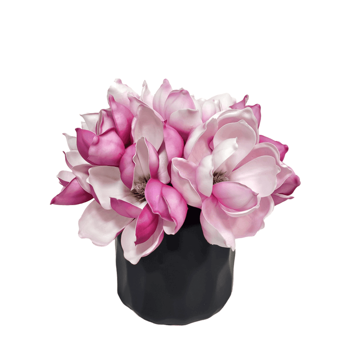 Real Touch Magnolias in Ceramic 11"H - LDF Silk