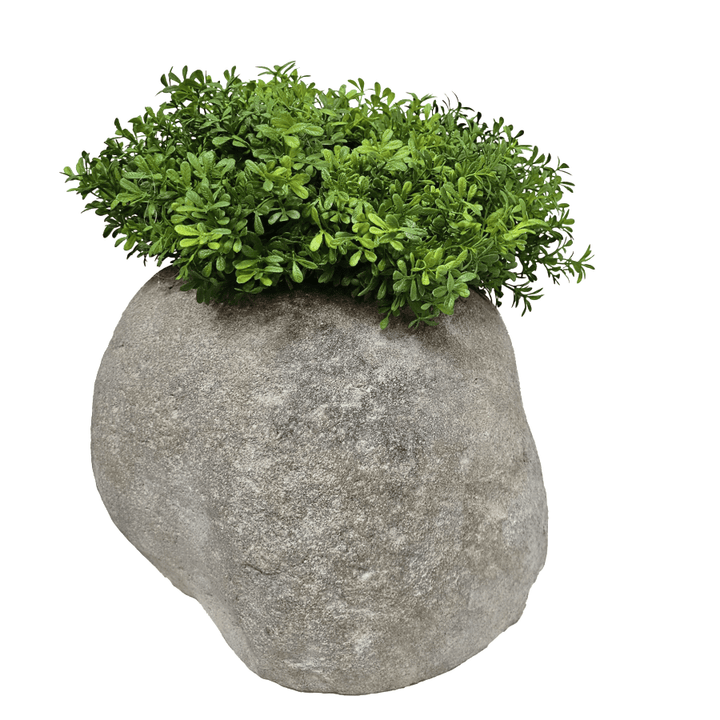 Thyme Bush in Natural Stone 14.5"H - LDF Silk