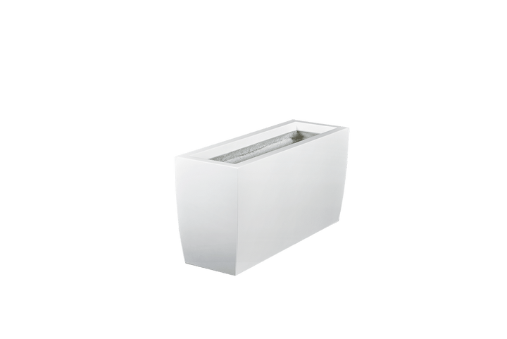Rectangular Tapered Container for Indoor and Outdoor Use