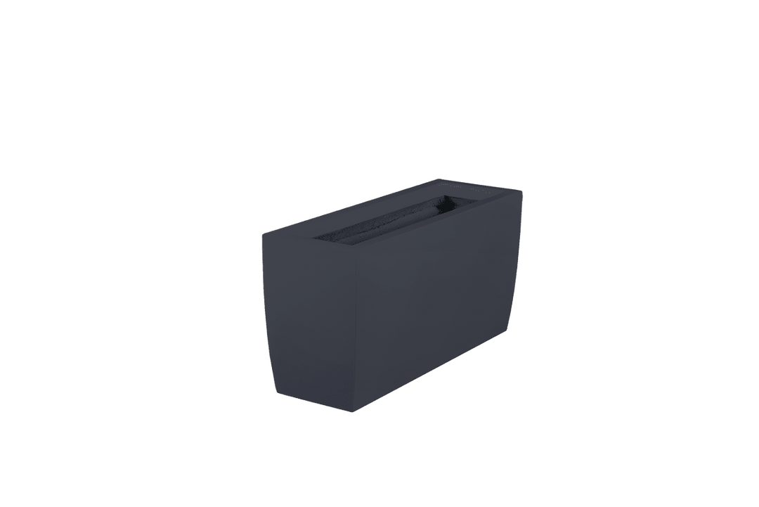 Rectangular Tapered Container for Indoor and Outdoor Use