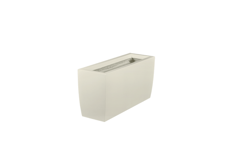Rectangular Tapered Container for Indoor and Outdoor Use
