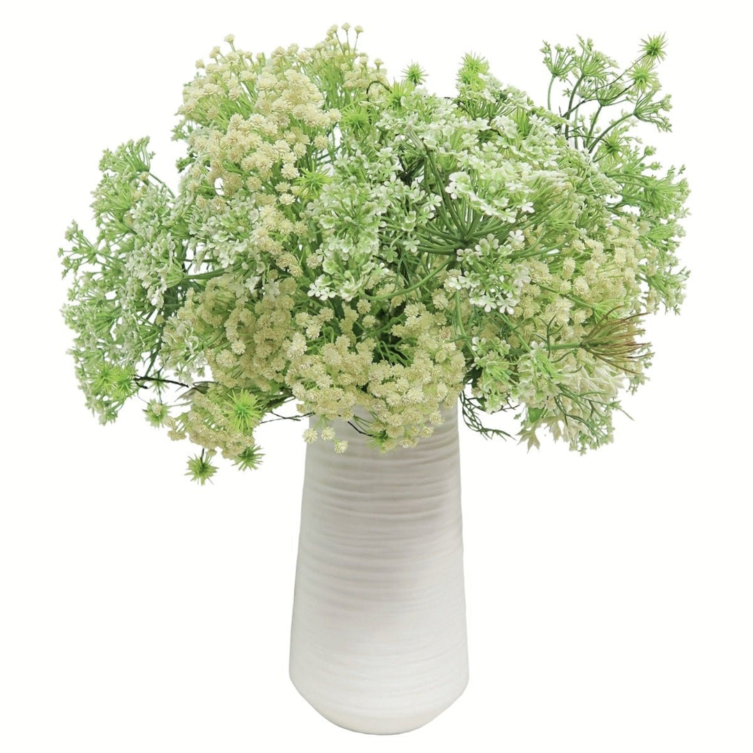 Baby's Breath, Dill and Eucalyptus Seeds in Ceramic - LDF SilkFlorals