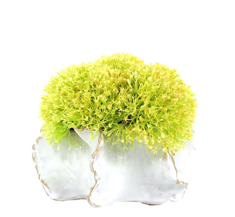 Citron Allium in Ceramic - Large 9"H - LDF SilkFlorals
