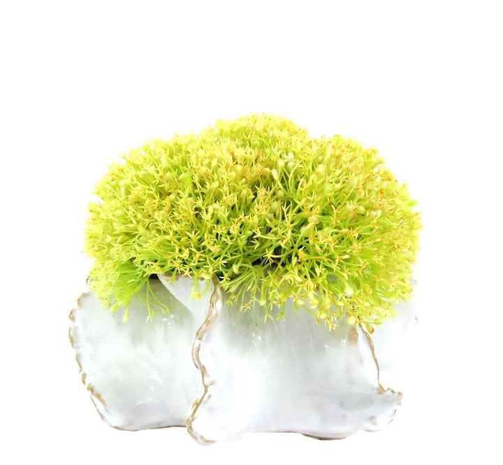 Citron Allium in Ceramic - Large 9"H - LDF SilkFlorals