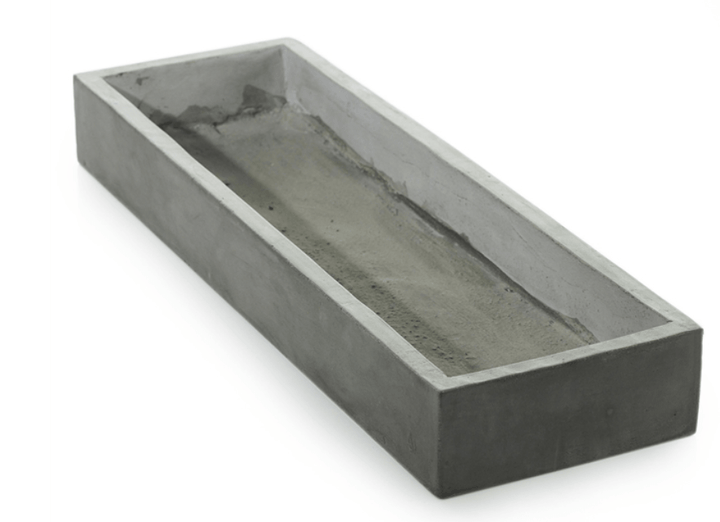 Concrete Rectangular Tray - LDF SilkCONTAINERS