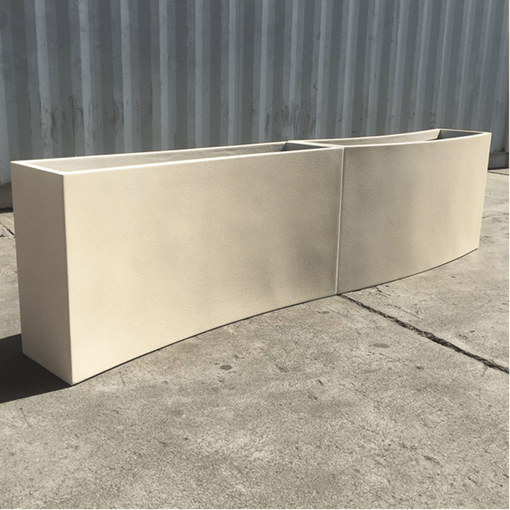 Curve Fiberglass Container - LDF SilkCONTAINERS