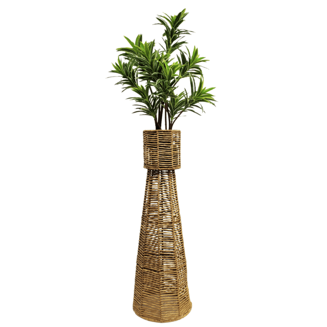 Dracaena Plant in Floor Planter - LDF Silk