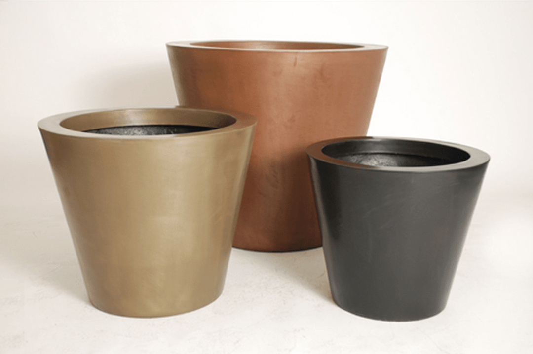 Fiberglass Tapered Round Container - LDF SilkCONTAINERS