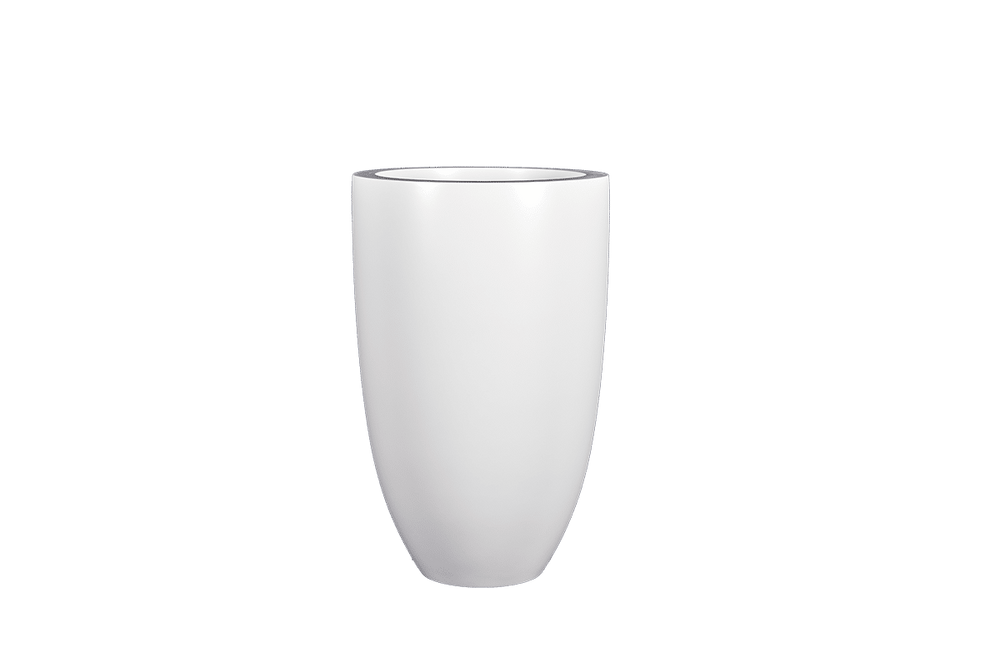 Fiberglass Tapered Round Container for Indoor and Outdoor Use - LDF Silkcontainers