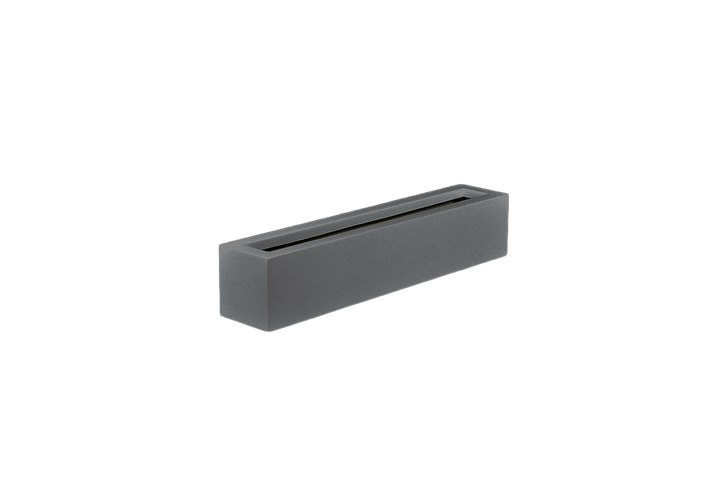 Low Rectangular Planter for Indoor and Outdoor Use 8"H - LDF Silkcontainers