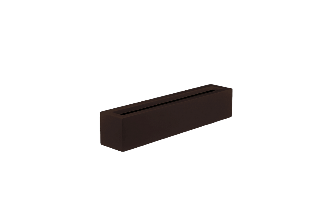 Low Rectangular Planter for Indoor and Outdoor Use 8"H - LDF Silkcontainers