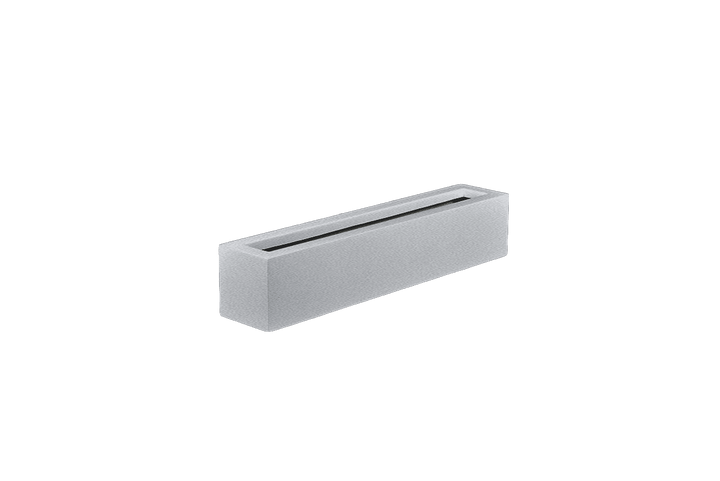 Low Rectangular Planter for Indoor and Outdoor Use 8"H - LDF Silkcontainers