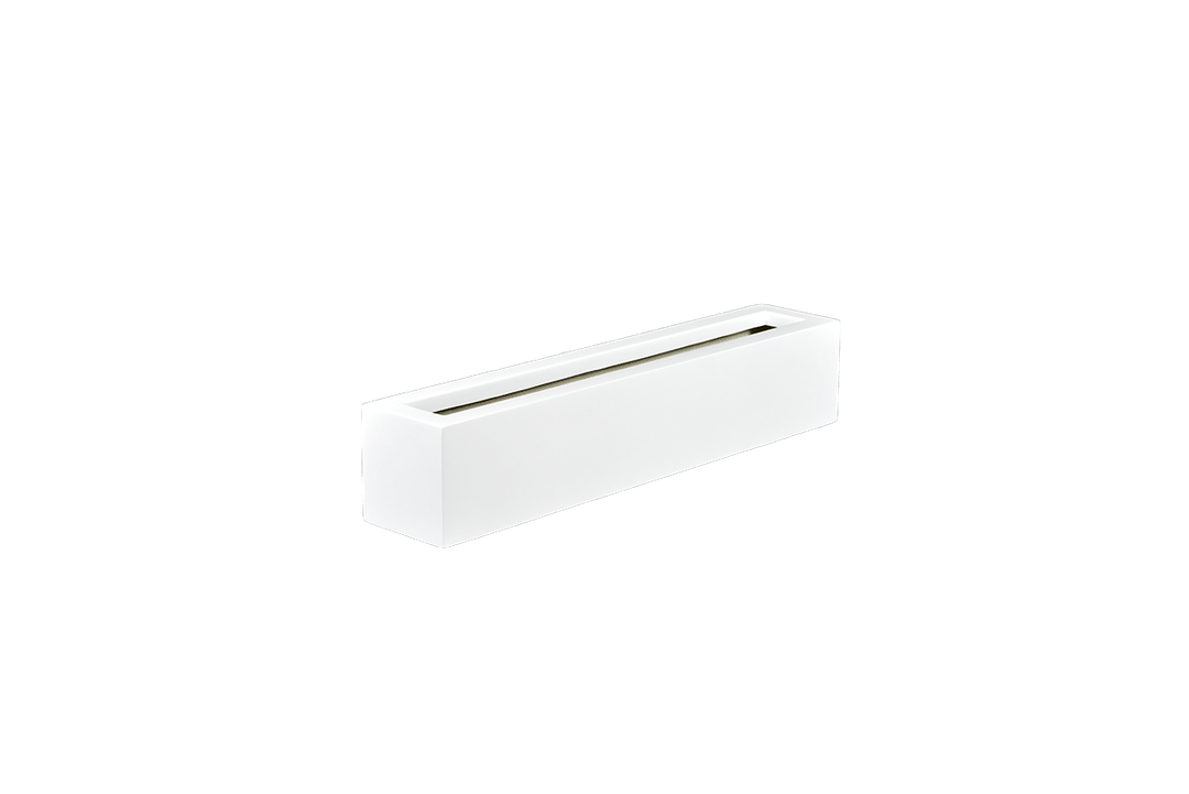 Low Rectangular Planter for Indoor and Outdoor Use 8"H - LDF Silkcontainers