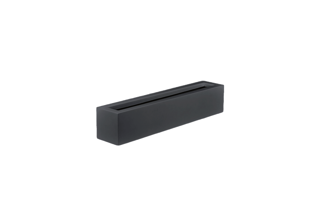 Low Rectangular Planter for Indoor and Outdoor Use 8"H - LDF Silkcontainers
