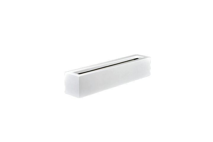 Low Rectangular Planter for Indoor and Outdoor Use 8"H - LDF Silkcontainers