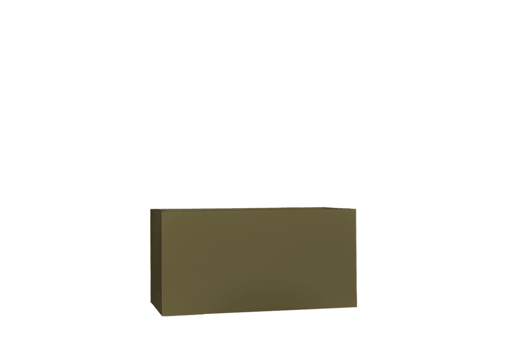 Narrow Rectangular Container for Indoor and Outdoor Use 18"H - LDF Silkcontainers