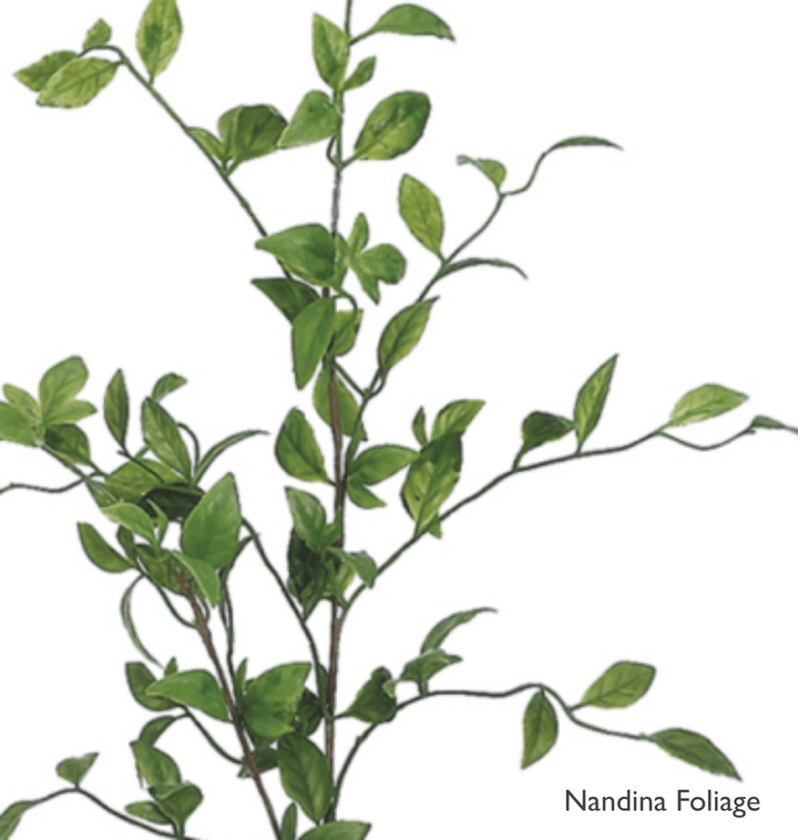 Natural Branches with Hand Drilled Foliage - Various Foliage Options Available - LDF Silk