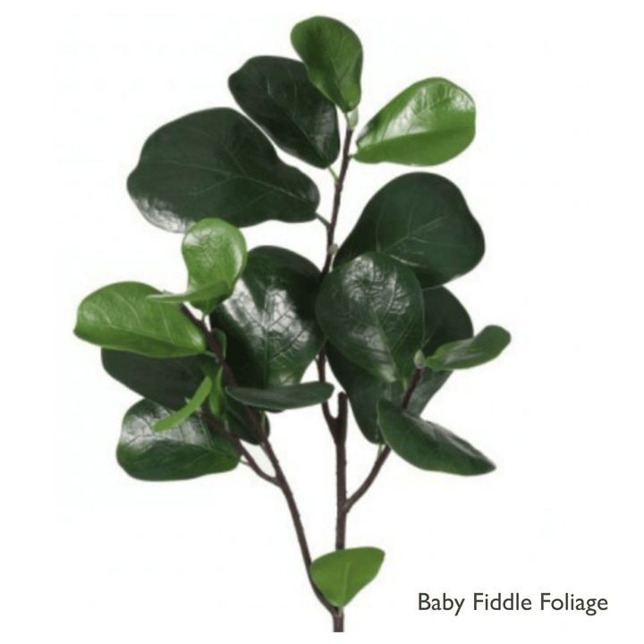Natural Branches with Hand Drilled Foliage - Various Foliage Options Available - LDF Silk