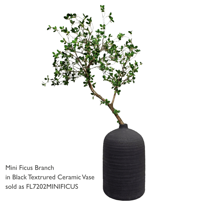 Natural Branches with Hand Drilled Foliage - Various Foliage Options Available - LDF Silk