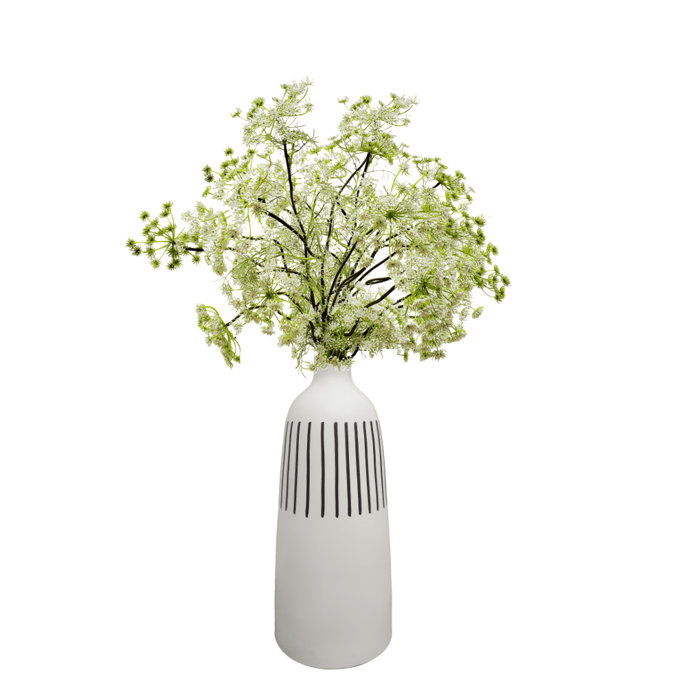 Queen Anne's Lace in Ceramic 54"H - LDF Silk