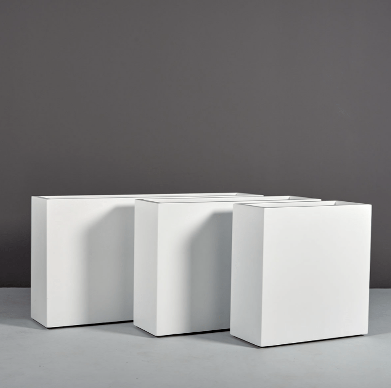 Rectangular Fiberglass Container for Indoor and Outdoor Use - LDF Silkcontainers