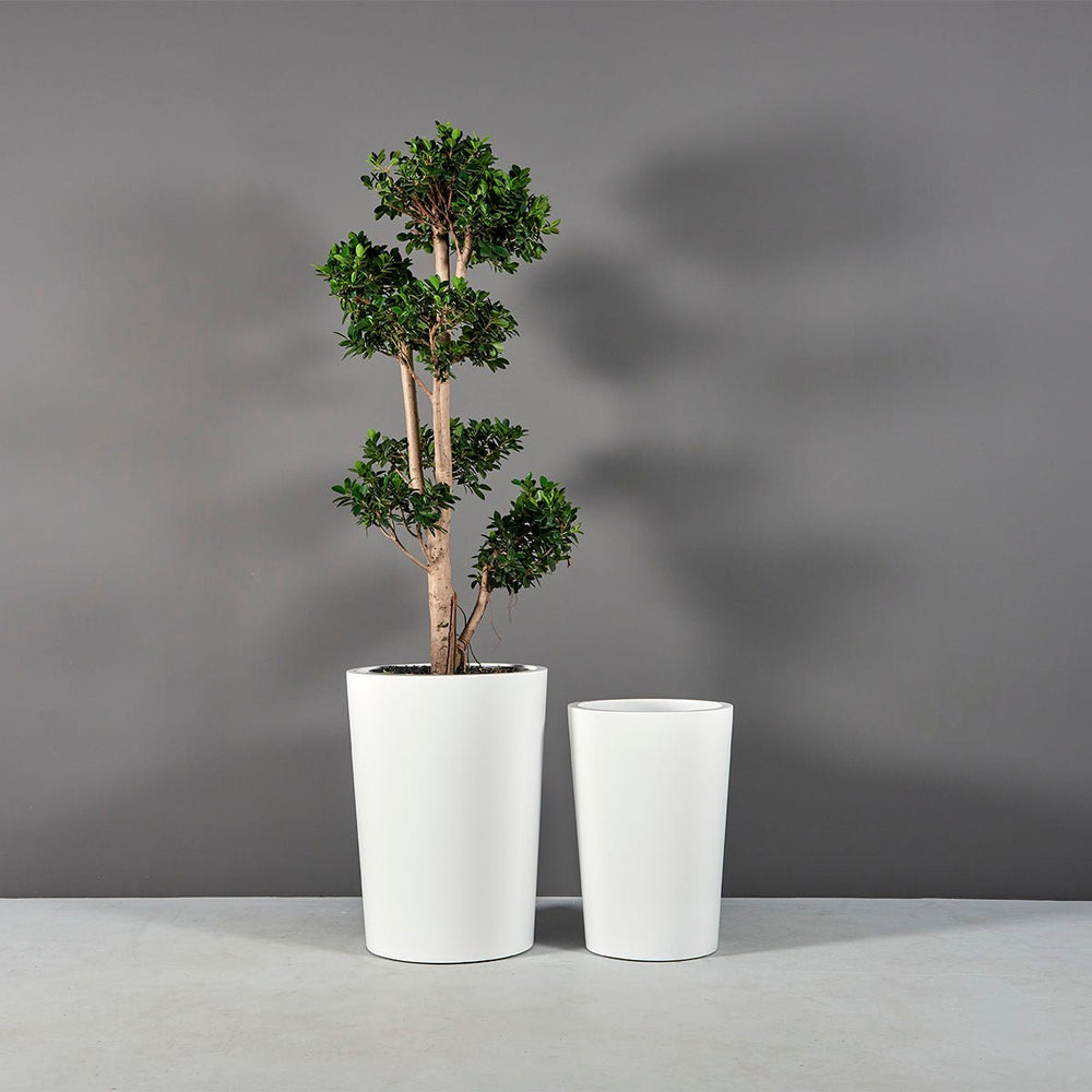 Round Tapered Container for Indoor and Outdoor Use - LDF Silkcontainers